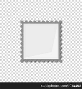 mail, postage stamp in transparent background, vector illustration. mail, postage stamp in transparent background, vector