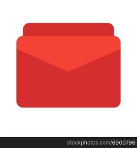 mail stack, icon on isolated background