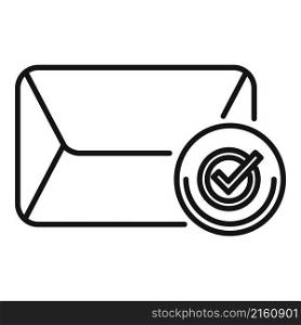 Mail subscription icon outline vector. Economy plan. Business plan. Mail subscription icon outline vector. Economy plan