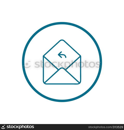 Mail vector icon. E-mail icon. Envelope illustration. message