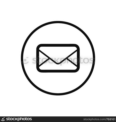 Mail vector icon. E-mail icon. Envelope illustration. message