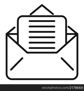 Mail writing icon outline vector. Hand letter. Text pencil. Mail writing icon outline vector. Hand letter