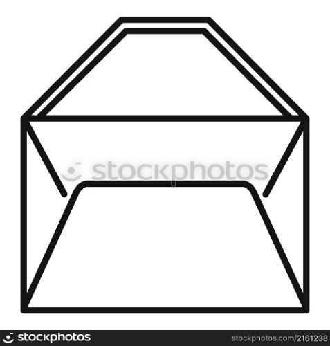 Mailbox envelope icon outline vector. Mail paper. Post newsletter. Mailbox envelope icon outline vector. Mail paper