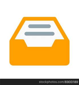mailbox full, icon on isolated background