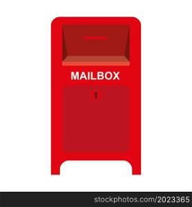 Mailbox Icon. London letterbox.