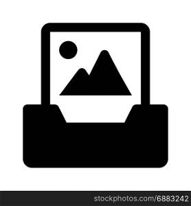 mailbox picture, icon on isolated background