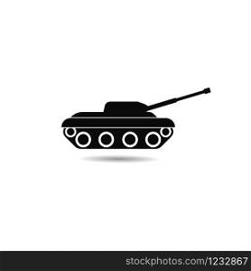 main battle tanks icon logo vector icon illustration design