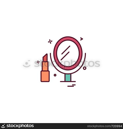 Makeup icon design vector 