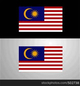 Malaysia Flag banner design