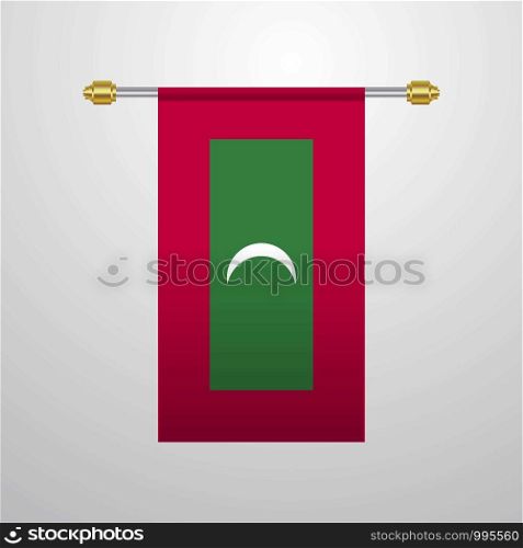 Maldives hanging Flag