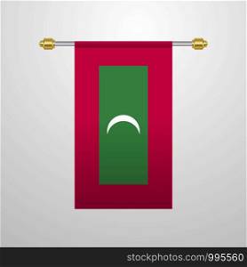 Maldives hanging Flag