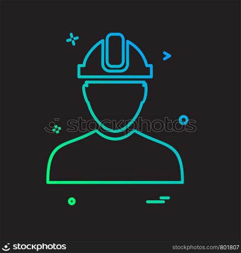 Male avatar icon design vector