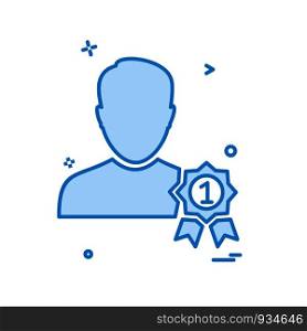 Male avatar icon design vector