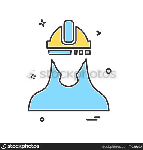 Male avatar icon design vector