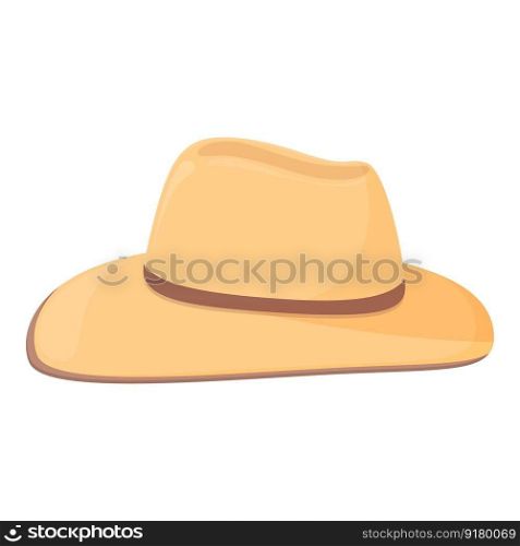 Male cowboy hat icon cartoon vector. Western rodeo. Costume head. Male cowboy hat icon cartoon vector. Western rodeo