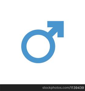 Male gender icon graphic design template vector isolated. Male gender icon graphic design template vector
