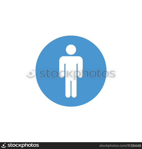 Male gender icon graphic design template vector isolated. Male gender icon graphic design template vector