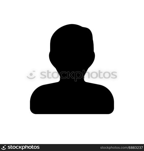 male, icon on isolated background