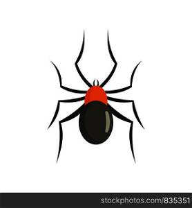 Male mouse spider icon. Flat illustration of male mouse spider vector icon for web isolated on white. Male mouse spider icon, flat style