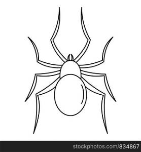 Male mouse spider icon. Outline male mouse spider vector icon for web design isolated on white background. Male mouse spider icon, outline style