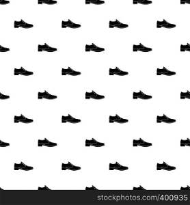 Male shoe pattern. Simple illustration of male shoe vector pattern for web. Male shoe pattern, simple style