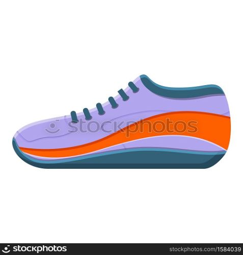 Male sneakers icon. Cartoon of male sneakers vector icon for web design isolated on white background. Male sneakers icon, cartoon style