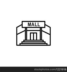Mall icon design template vector