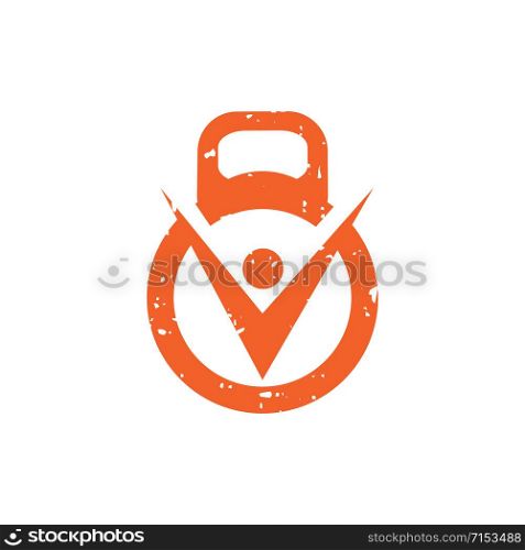 Man and Dumbbell vector icon design. Gym and bodybuilding logo. Fitness vector logo design.