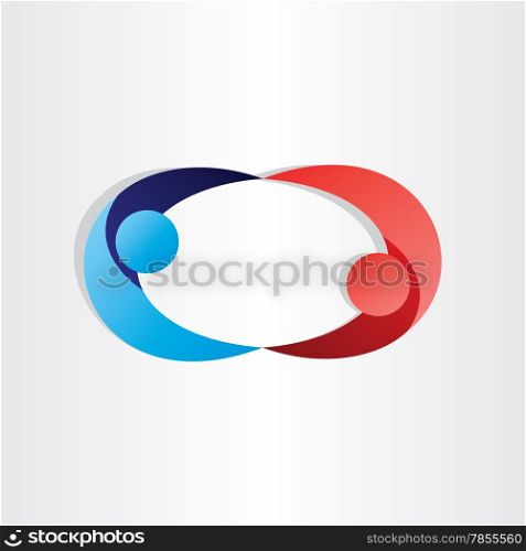 man and woman dancing 3d effect abstract design element