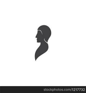 Man Face ilustration logo vector template