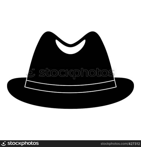 Man hat icon. Simple illustration of man hat vector icon for web. Man hat icon, simple style