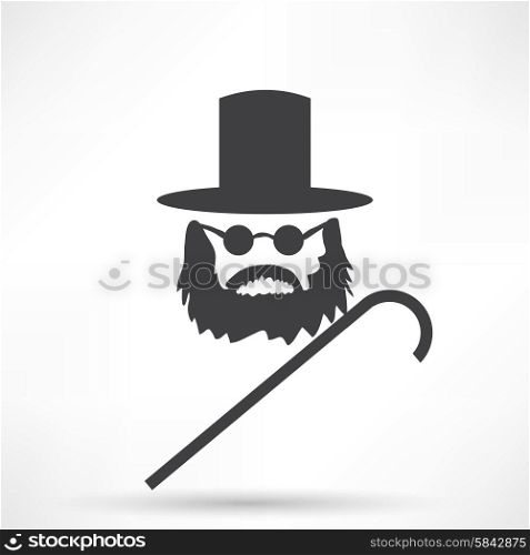 Man in the hat icon