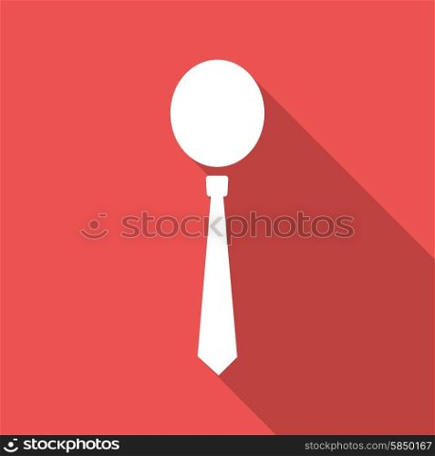 Man manager icon with a long shadow