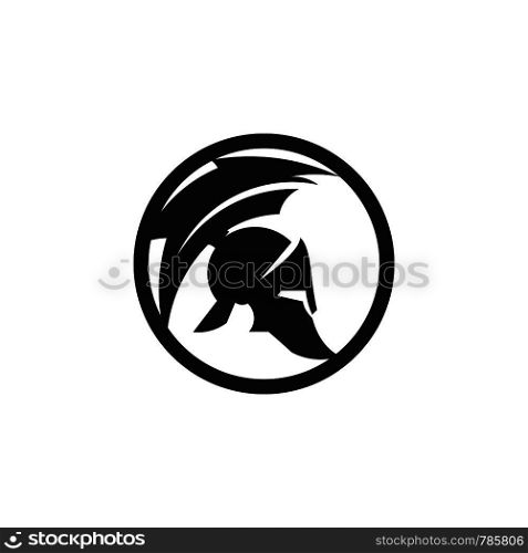 man of spartan logo template