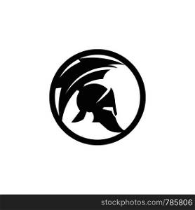 man of spartan logo template