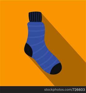 Man sock icon. Flat illustration of man sock vector icon for web. Man sock icon, flat style
