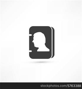Man thinks about phone. Businessman concept icon