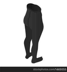 Man tights icon. Isometric of man tights vector icon for web design isolated on white background. Man tights icon, isometric style
