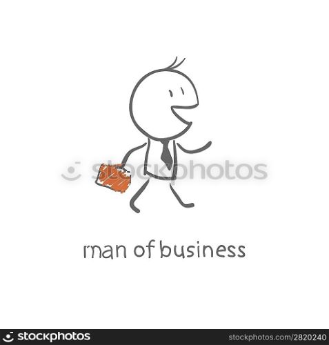 man with a briefcase