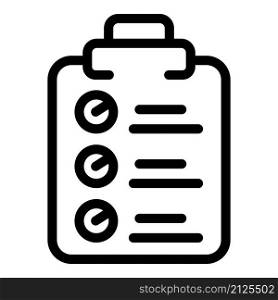 Manage clipboard icon outline vector. Paper team. Office leadership. Manage clipboard icon outline vector. Paper team
