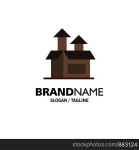 Management, Method, Performance, Product Business Logo Template. Flat Color