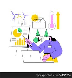 Management of resources abstract concept vector illustration. Economics of natural resources, sustainable management, NRM, renewable energy, fossils use, water consumption abstract metaphor.. Management of resources abstract concept vector illustration.