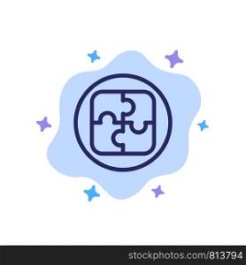 Management, Plan, Planning, Solution Blue Icon on Abstract Cloud Background