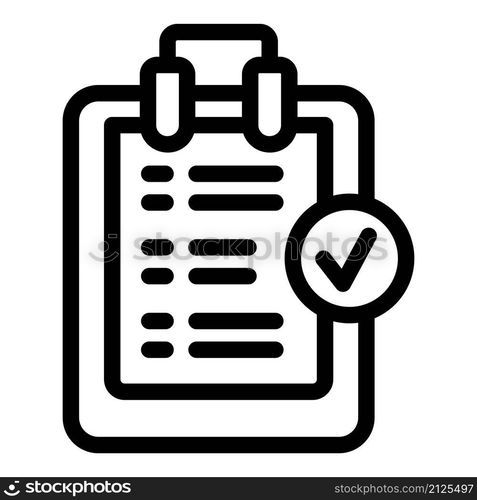 Manager clipboard icon outline vector. Office leadership. Success job. Manager clipboard icon outline vector. Office leadership