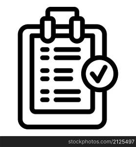 Manager clipboard icon outline vector. Office leadership. Success job. Manager clipboard icon outline vector. Office leadership