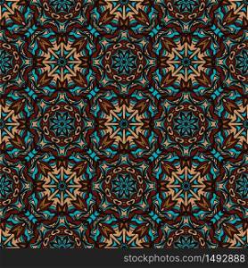 Mandala art Ethnic geometric print. Tribal vintage abstract seamless pattern ornamental boho style. Tribal vintage abstract geometric ethnic seamless pattern ornamental.