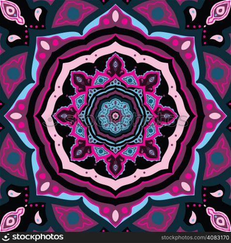Mandala. Colorful vector background. Indian decorative pattern.