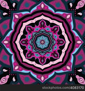 Mandala. Colorful vector background. Indian decorative pattern.