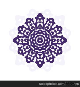 Mandala Flower Art Logo Background Design