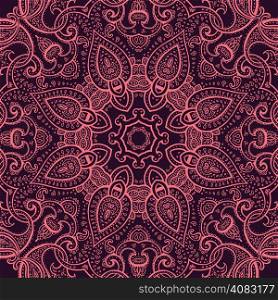 Mandala. Indian decorative pattern. Vector ethnic background.